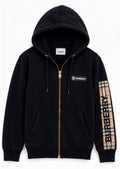 Burberry Black Zip-Up Hoodie