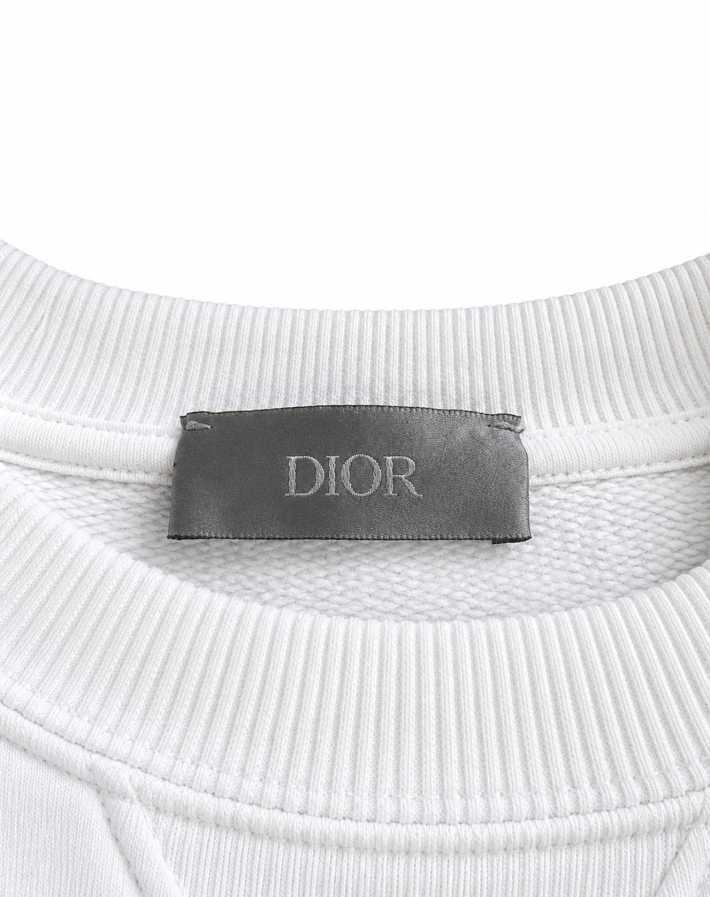 Dior x Cactus Jack “Beautiful World” Crewneck Sweatshirt — White
