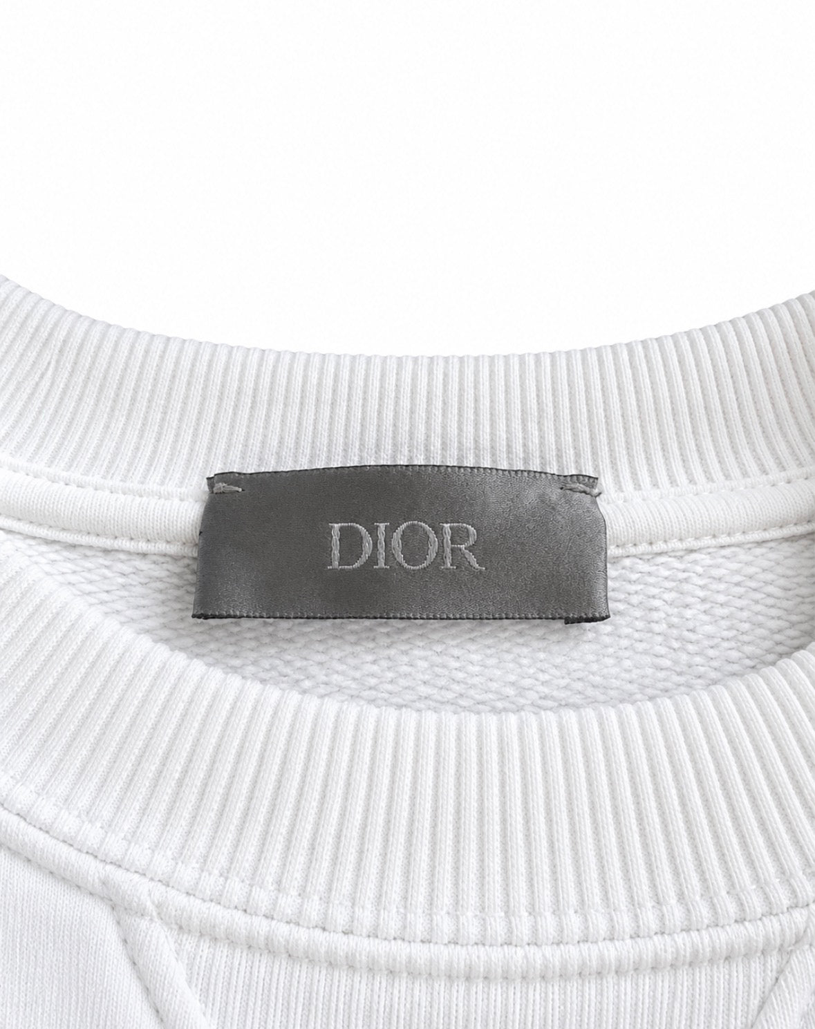 Dior x Cactus Jack “Beautiful World” Crewneck Sweatshirt — White